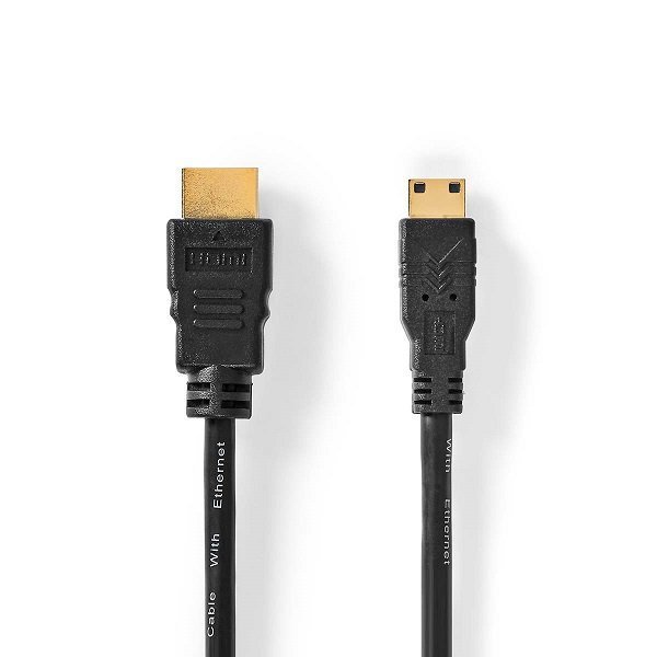 Nedis Ethernet-HDMI™-HDMI™ mini / 4K@30Hz / 10.2 Gb / Кабель 1.5m Nedis Ethernet-HDMI™-HDMI™ mini / 4K@30Hz / 10.2 Gb / Кабель 1.5m