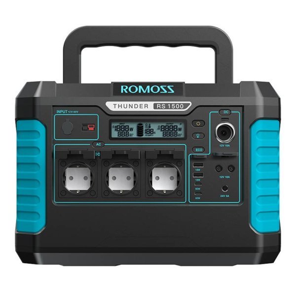 Romoss RS1500 Thunder Series Портативная Зарядная Станция 1500W / 1328Wh