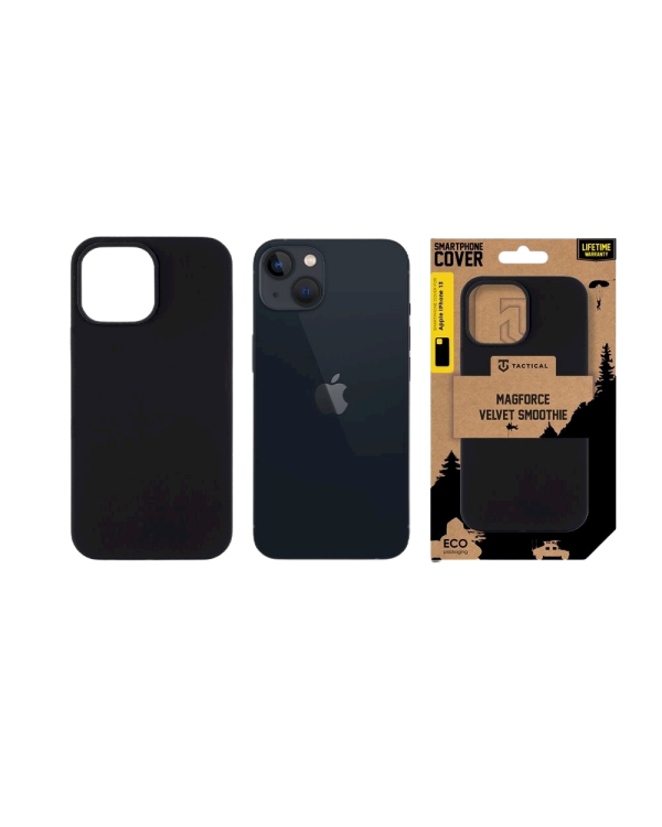 Tactical MagForce Velvet Smoothie Cover Защитный чехол для Apple iPhone 13 / асфальтовый