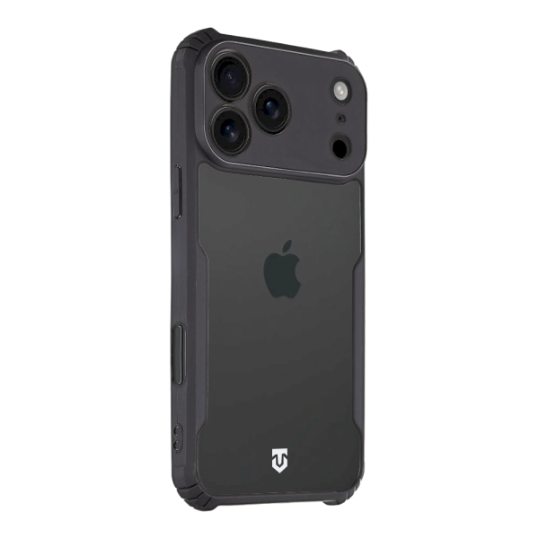 Tactical Quantum Stealth Cover Защитный чехол для Apple iPhone 17 Pro Max / прозрачный/чёрный