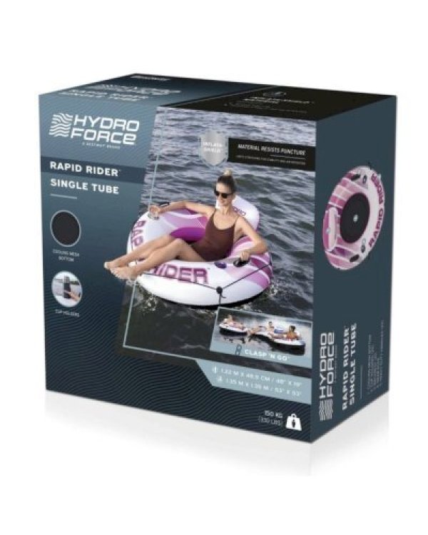 Дополнительное изображение книги «Bestway Hydro‑Force Rapid Rider Надувной Круг Для Плавания Розовый»