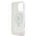 Karl Lagerfeld Ringstand Karl and Choupette MagSafe Защитный чехол для iPhone 16 Pro Max / белый