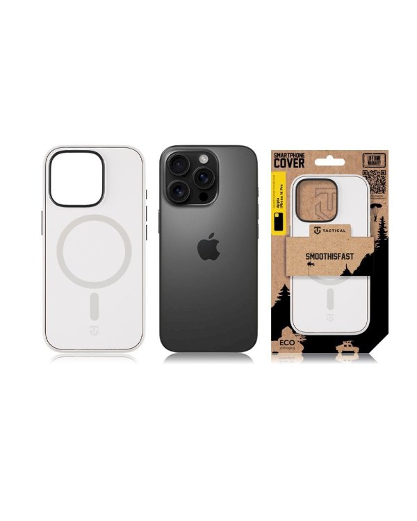Tactical MagForce SmoothIsFast Cover Защитный чехол для Apple iPhone 16 Pro / меловой