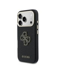 Guess PU Resin Logo Case Чехол для Apple iPhone 17 Pro Max