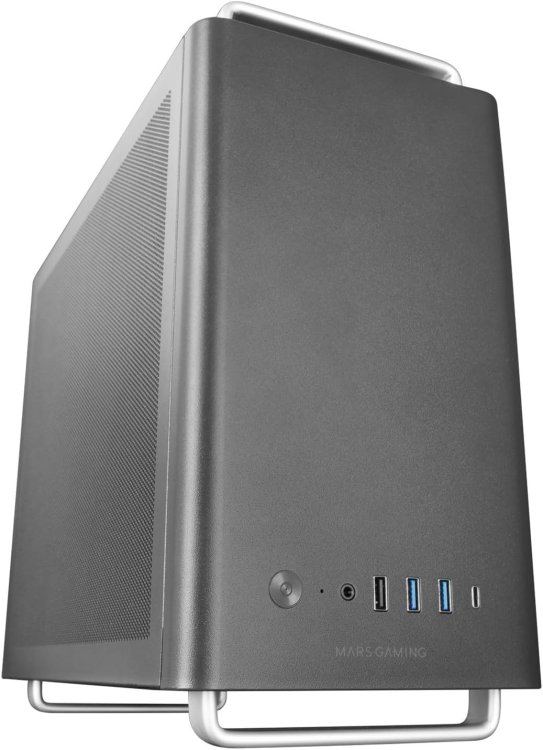 Mars Gaming MCELITE Premium Aluminum Tower PC Case mATX