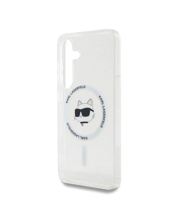 Karl Lagerfeld IML Choupette Head MagSafe Защитный чехол для Samsung Galaxy S25 / прозрачный