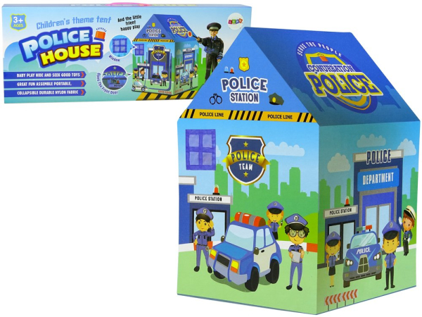 Обложка книги «RoGer Police House Tent детская палатка 123 x 81.5 x 81.5cm»
