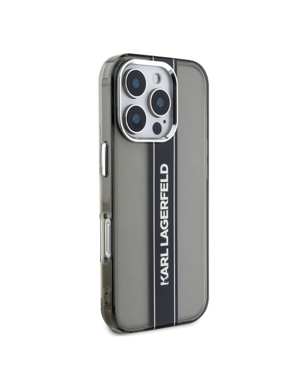 Karl Lagerfeld IML Stripe Logo Case Чехол для Apple iPhone 16 Pro Max