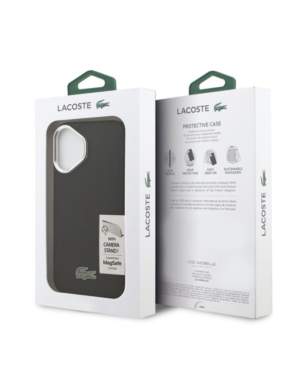 Lacoste Iconic Petit Pique Camera Stand MagSafe Чехол для iPhone 17