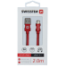 Swissten Textile Универсальный Quick Charge 3.1 USB-C USB Кабель данных 2м