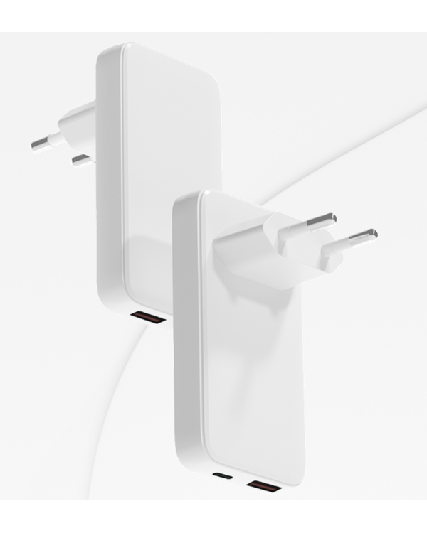 Qualo QLS-GN-US-AC-45-00 GaN Ultra Slim Зарядное устройство USB-C / 45W