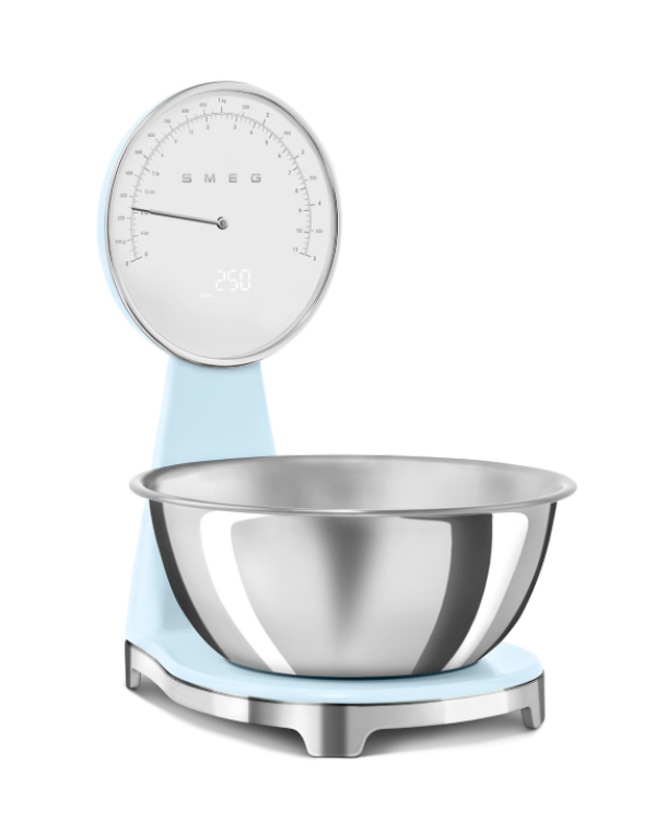 Smeg KSF01PBWW Analog and Digital Кухонные весы Pastel Blue