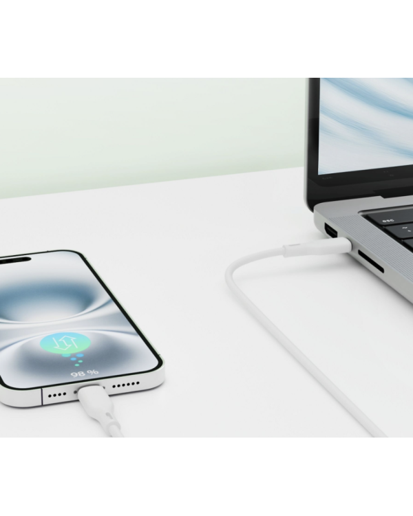 Qualo QRC-AL-00 Recycling Кабель USB-A - Lightning 1.5m / 12W / белый
