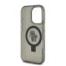 Karl Lagerfeld Ringstand Karl and Choupette MagSafe Защитный чехол для iPhone 16 Pro Max / чёрный