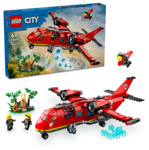 Обложка книги «LEGO City 60413 Fire Rescue Plane Конструктор»