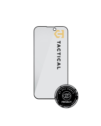 Tactical Glass Shield Privacy Stealth 5D Защитное стекло для Apple iPhone 15/16 / чёрный