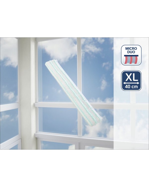 Leifheit 51343 Сменная насадка для оконной щетки Window Slider XL micro duo 40см
