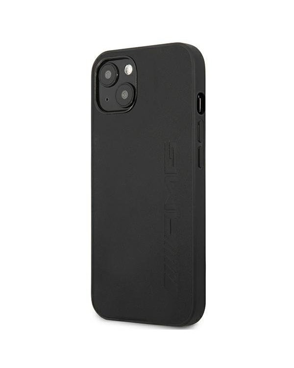AMG AMHCP13MDOLBK Back Case Кожанный Чехол для телефона Apple iPhone 13 Черный