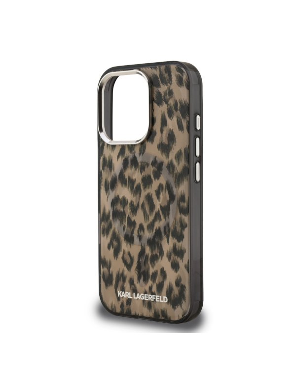 Karl Lagerfeld IML Leopard MagSafe Case Чехол для Apple iPhone 16 Pro Max