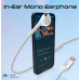 Promate MonoPod Ergonomic Mono MFI Certified In-Ear Проводные наушники Lightning / 1.3m Promate MonoPod Ergonomic Mono MFI Certified In-Ear Проводные наушники Lightning / 1.3m