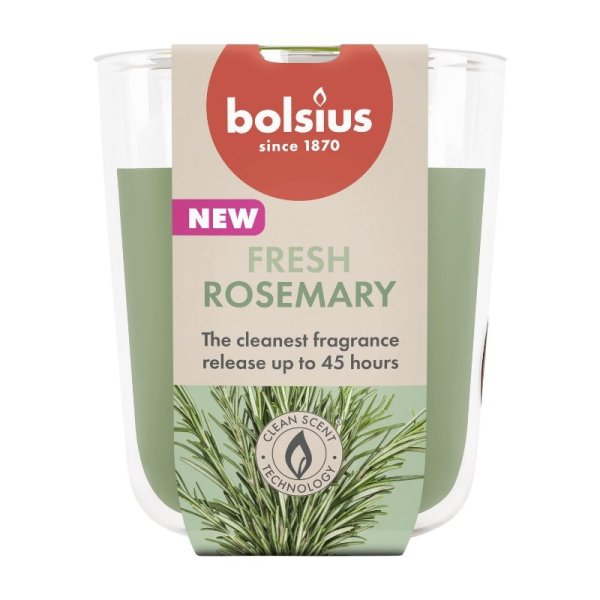 Bolsius True Scents Ароматическая Свеча 97x85mm Rosemary