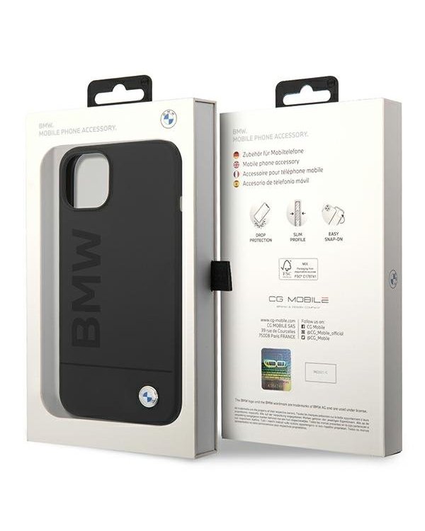BMW BMHMP14MSLBLBK Чехол для Apple iPhone 14 Plus / 15 Plus