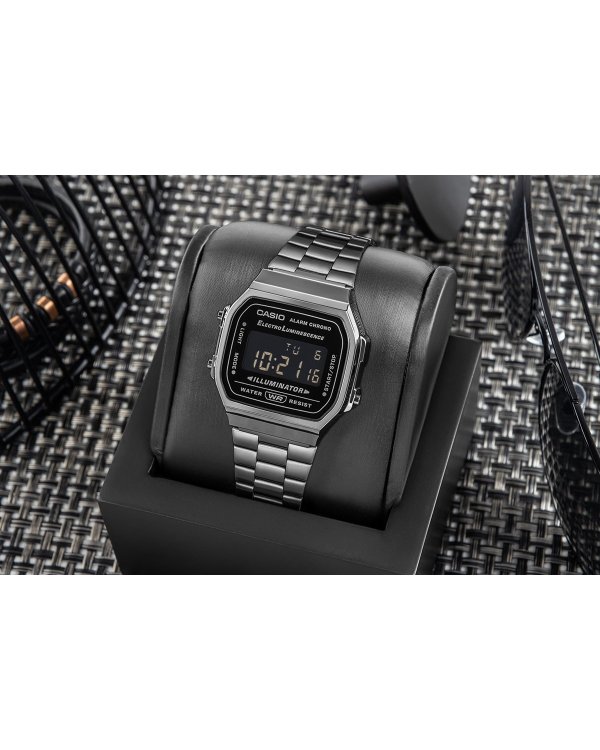 CASIO A168WGG-1BDF Мужские часы