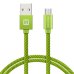 Swissten Textile Quick Charge Универсальный Micro USB Кабель данных 0.2m