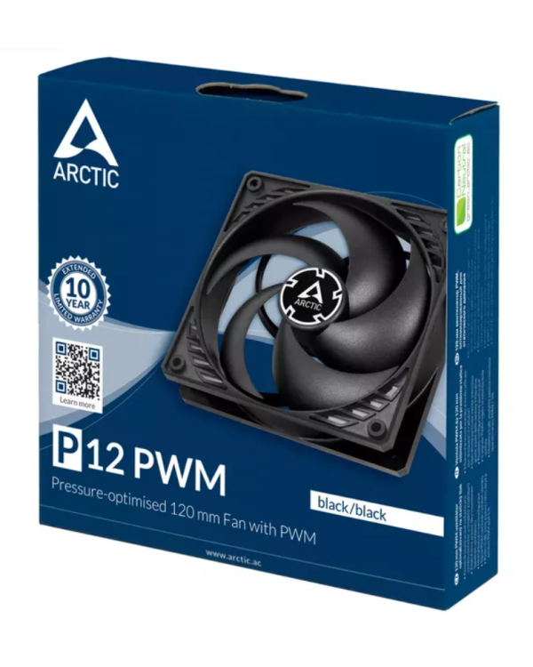 Дополнительное изображение книги «Arctic P12 PWM Кулер Оптимизированное давление / 120 мм»