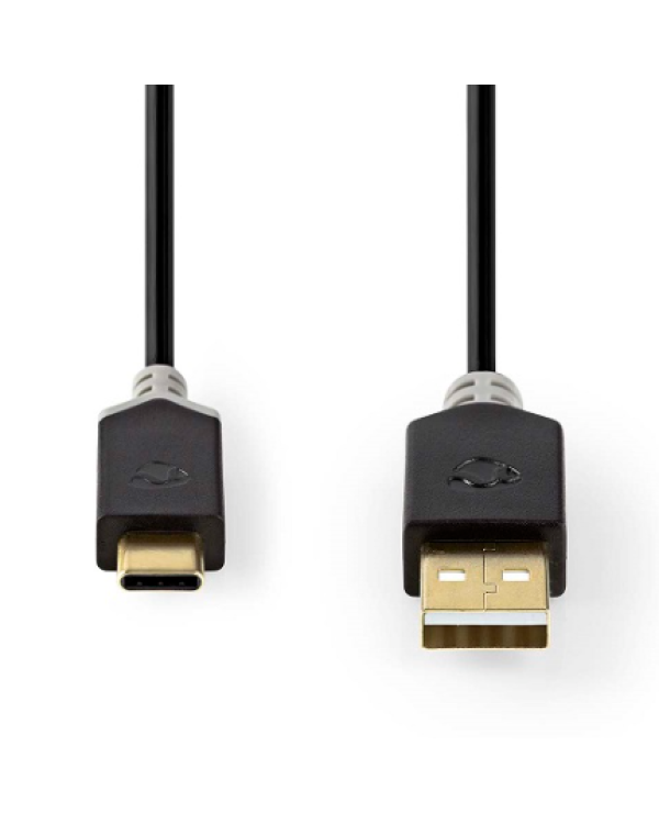 NEDIS CCBW60600AT10 Кабель USB 2.0 | USB-A male | USB-C™ male | 60 W | 480 Mbps | 1.00 m