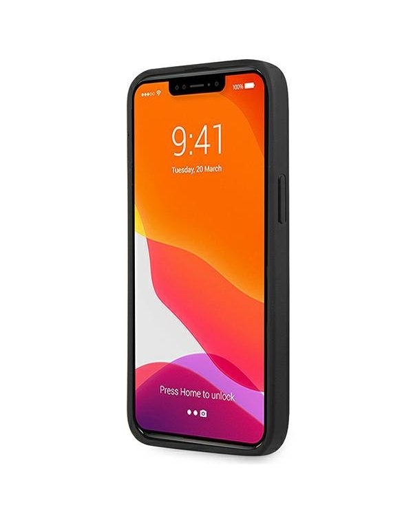 BMW BMHCP13LRSPPR Back Case Кожанный Чехол для телефона Apple iPhone 13 / 13 Pro