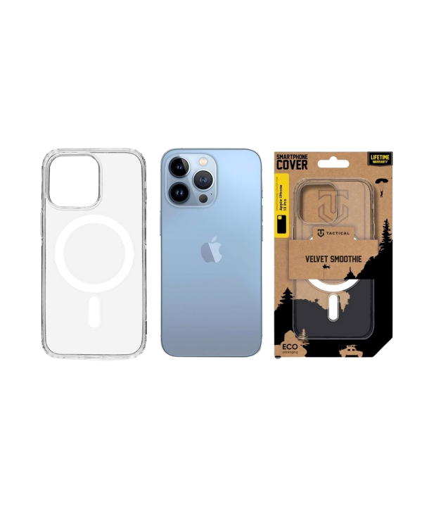Tactical MagForce Cover Защитный чехол для Apple iPhone 13 Pro / прозрачный