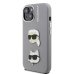 Karl Lagerfeld Grained PU K&CH Heads Case Чехол для Apple iPhone 15