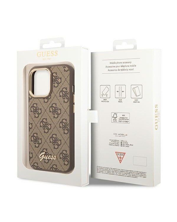 Guess GUHCP14LHG4SHW Чехол для Apple iPhone 14 Pro