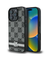 DKNY Checkered Pattern & Printed Stripes Защитный Чехол для Apple iPhone 16 Pro Max