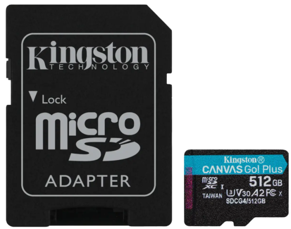 Kingston Canvas Go Plus 512GB microSDXC Карта памяти
