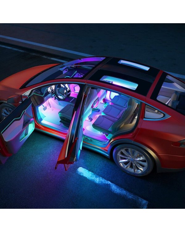 Govee RGBIC Interior Car Lights Интеллектуальный линейный светильник Bluetooth