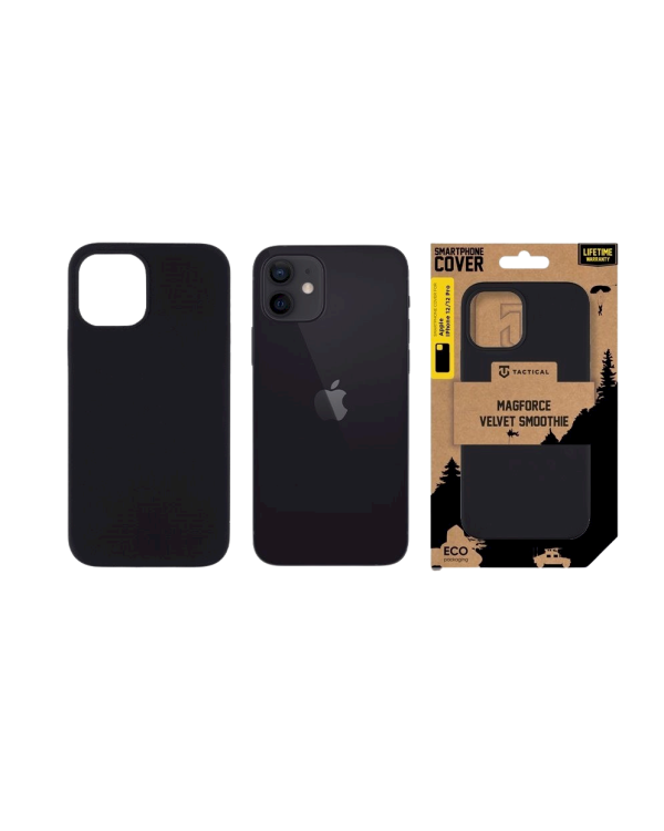 Tactical MagForce Velvet Smoothie Cover Защитный чехол для Apple iPhone 12/12 Pro / асфальт