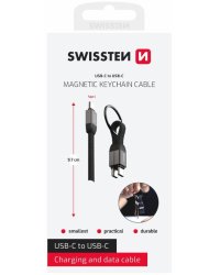 Swissten Magnetic Keychain USB-C - USB-C Кабель 9.7cm