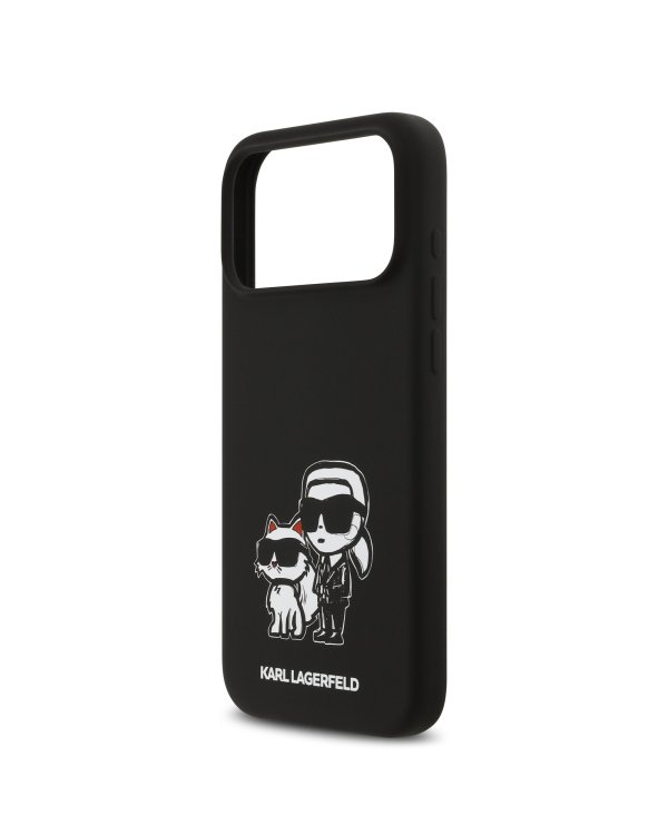 Karl Lagerfeld Ringstand Karl and Choupette MagSafe Case Чехол для Apple iPhone 17 Pro Max