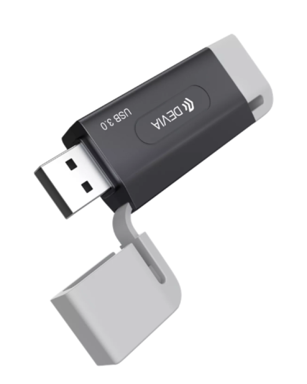 Devia EL240 USB / USB-C 3.0 Считыватель Карт