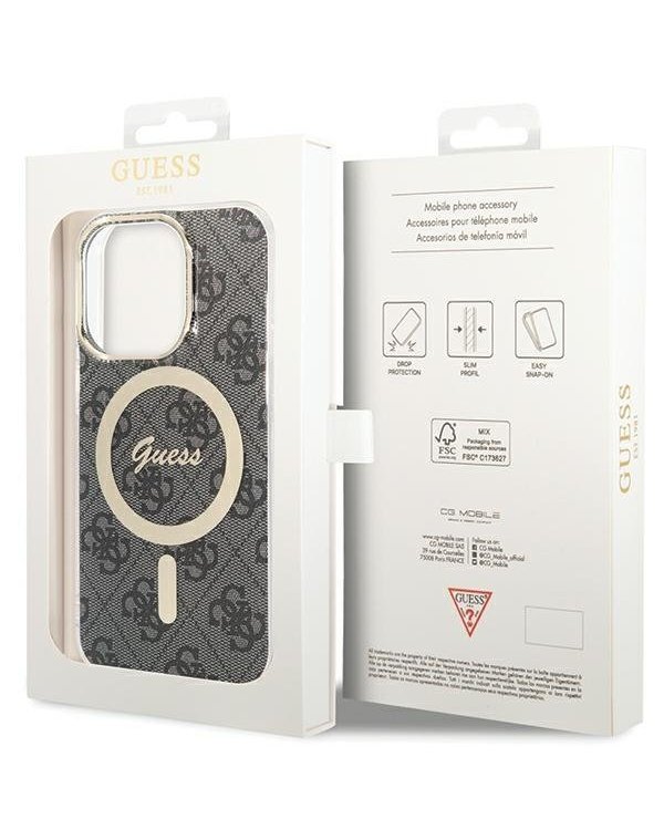 Guess GUHMP15LH4STK Чехол для Apple iPhone 15 Pro