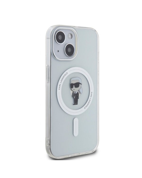Karl Lagerfeld IML Ikonik MagSafe Case Защитный чехол для iPhone 15 / прозрачный