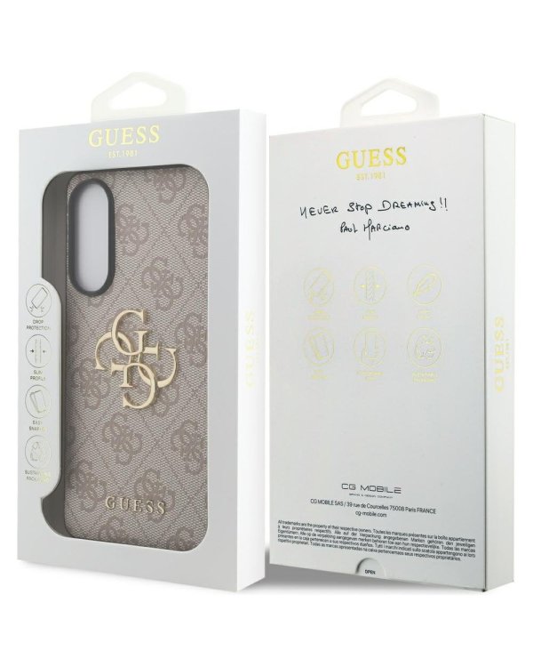 Guess HC 4G PU Big Classic Logo Case Чехол для Samsung Galaxy S25 Edge