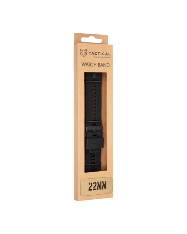 Tactical Quick Release Silicone Band Ремешок для часов 22mm / чёрный