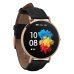 Garett Smartwatch Verona Gold And Black Leather Умные часы AMOLED / Bluetooth / IP67 / GPS / SMS