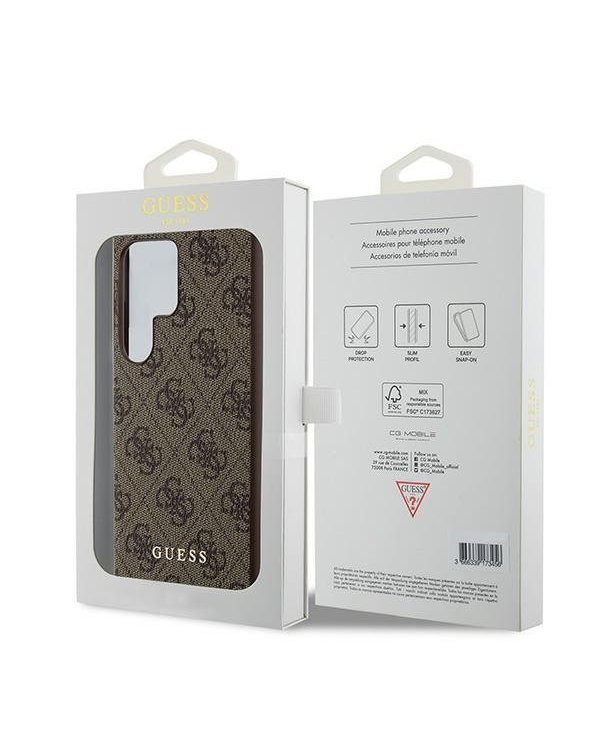Guess GUHCS24LG4GFBR Чехол для Samsung Galaxy S24 Ultra