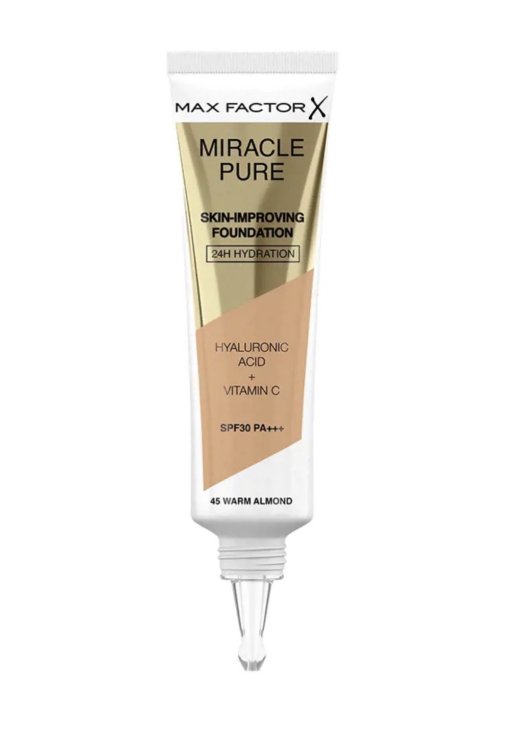 Max Factor Miracle Pure Skin-Improving Тональный Крем 45 Warm Almond 30ml Max Factor Miracle Pure Skin-Improving Тональный Крем 45 Warm Almond 30ml