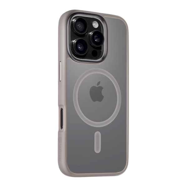 Обложка книги «Tactical MagForce Hyperstealth Cover Защитный чехол для iPhone 16 Pro / светло-серый»