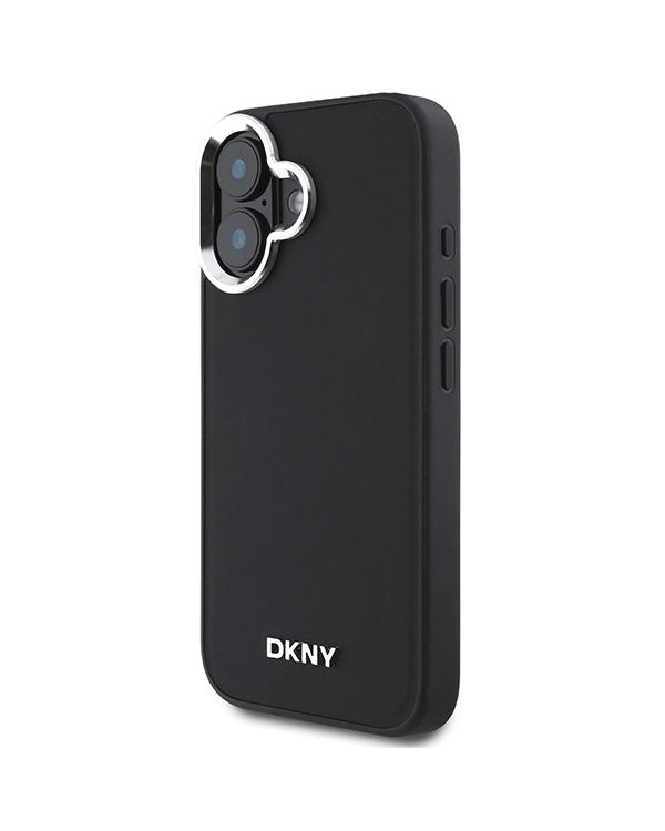DKNY Plain Silver Logo MagSafe Защитный Чехол для Apple iPhone 16